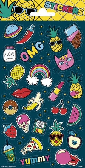Totum Twinkle Stickers Glitter Sheet Pineapple