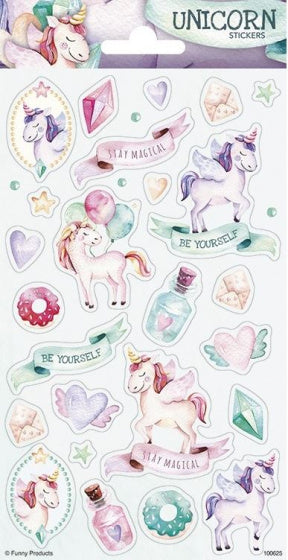 Totum Twinkle Stickers Glitter Sheet Unicorns 3
