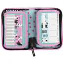 etui meisjes 20 x 13 cm roze 25-delig