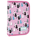 etui meisjes 20 x 13 cm roze 25-delig