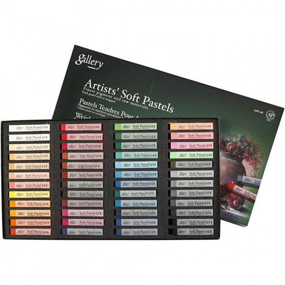 Gallery Soft Pastel Set dikte 10 mm 6,5 cm 48 stuks