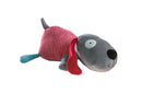 knuffel hond 35 cm grijs