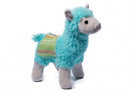 knuffel lama junior 28 cm pluche turquoise
