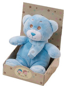 knuffelbeer junior 11 cm pluche blauw