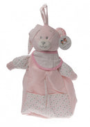 knuffelbeer luiertas 45 cm roze