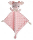 knuffeldoekje hertje junior 50 cm textiel roze