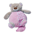 muziekknuffel 24 cm knuffelbeer roze