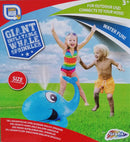 watersproeier opblaasbaar Walvis 75 cm blauw