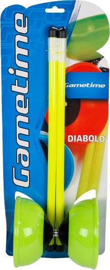 diabolo junior 36 cm groen/geel 3-delig