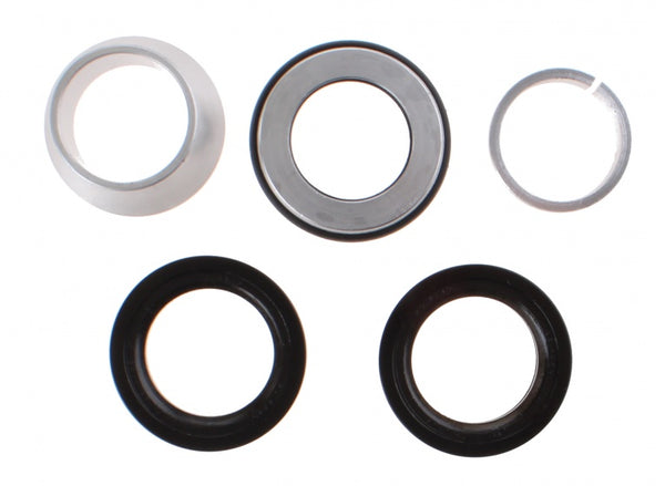 balhoofdstel zonder onderconus Ahead 1 1/8" zilver/zwart