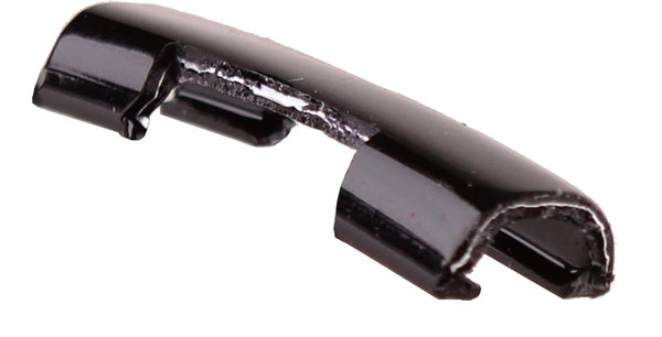 bevestigingsclip Linea zwart 4,8 mm
