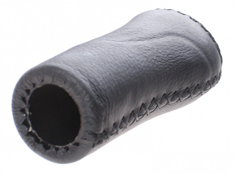 Handvat Gazelle links 132 mm - zwart Aero leder