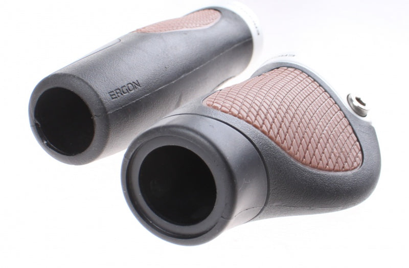 handvatset Ergon GP1 zwart/bruin 13/9,5 cm per paar