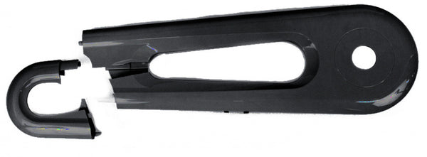 Kettingkast Gazelle Linea 2 lang - glanzend zwart