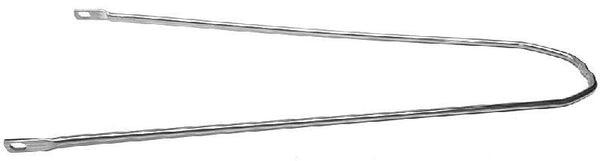 Spatbordstang Gazelle 28 inch 359 mm - zilver
