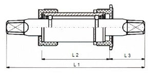 Trapas 1005 JIS 128 / 38 mm