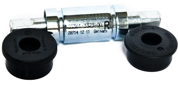 Trapas 133mm Gazelle zonder kettingkastbeugel - Zwart/Zilver