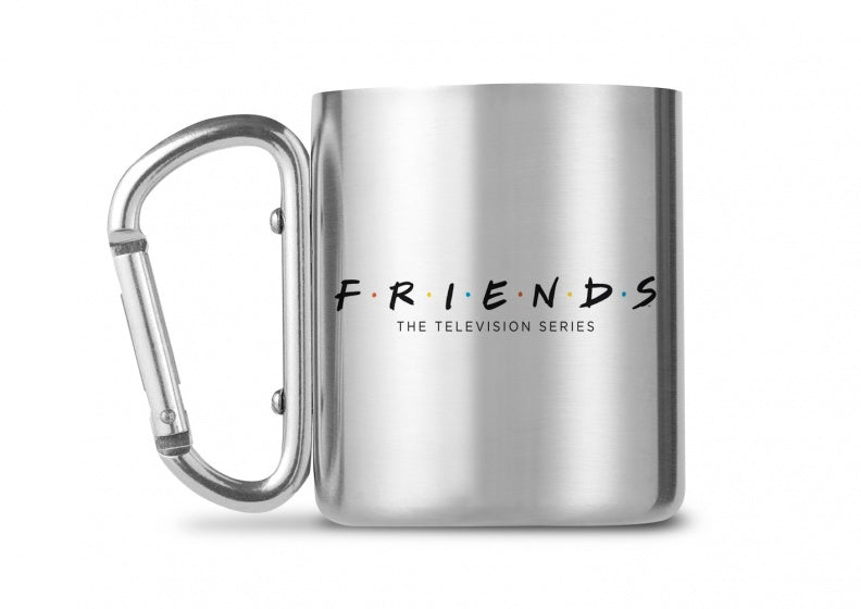 mok Friends zilver/zwart 250 ml