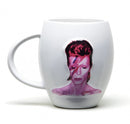 ovale mok David Bowie Aladdin Sane wit 440 ml