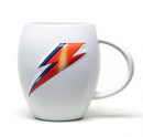 ovale mok David Bowie Aladdin Sane wit 440 ml
