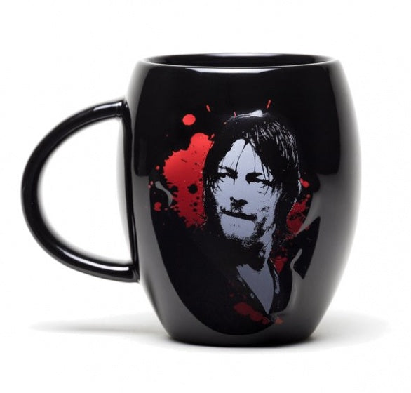 ovale mok The Walking Dead DD Hunter zwart 440 ml