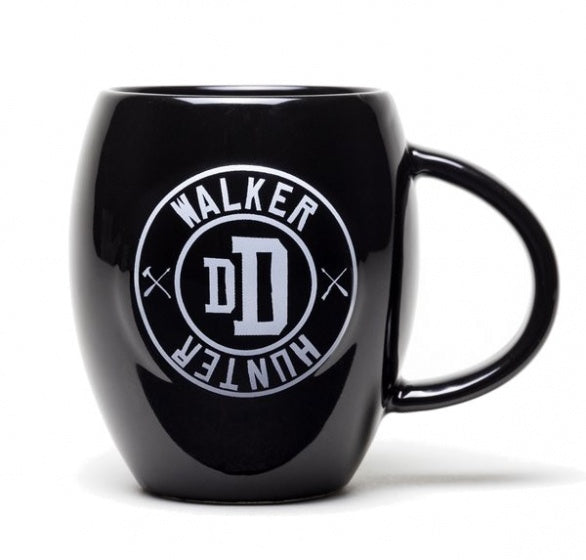 ovale mok The Walking Dead DD Hunter zwart 440 ml