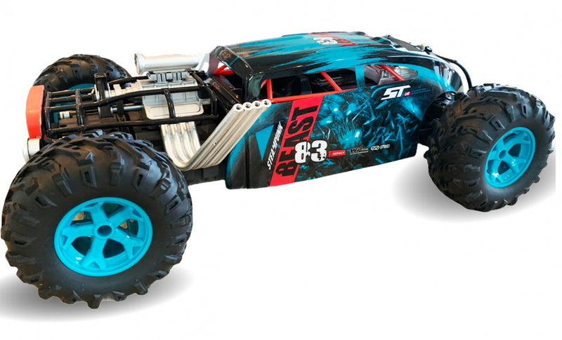 raceauto RC Giant Beast 2.0 junior 1:12 blauw/zwart