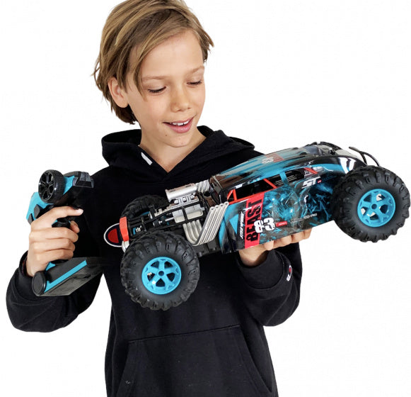 raceauto RC Giant Beast 2.0 junior 1:12 blauw/zwart