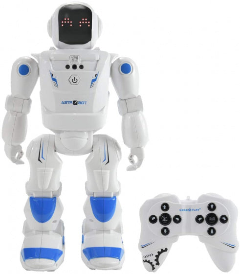 robot RC Astro Bot junior 40 cm wit/blauw 2-delig