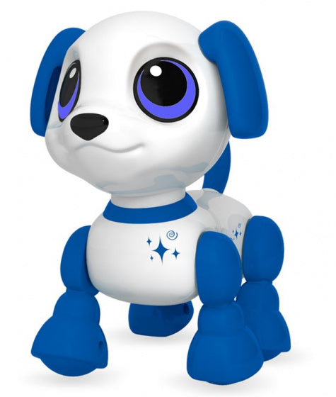 robot Robo Dexter junior 10 x 12 cm blauw/wit