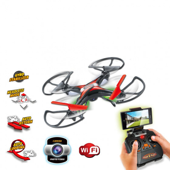 Silverlit Airraiders RC Wifi Smart Drone + HD Camera
