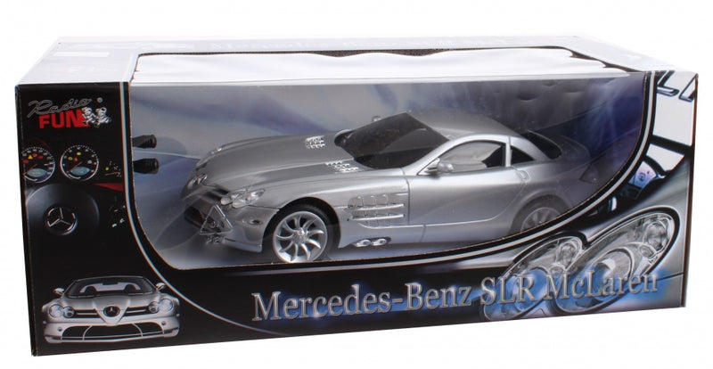 raceauto Mercedes Benz SLR R/C 25 cm 1:16 zilver