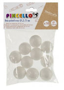 styropor-model ballen 2,5 cm wit 10 stuks