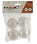 styropor-model ballen 5 cm wit 4 stuks