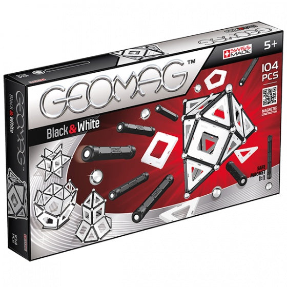 Geomag Black and White 104-delig