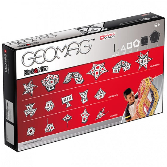 Geomag Black and White 104-delig