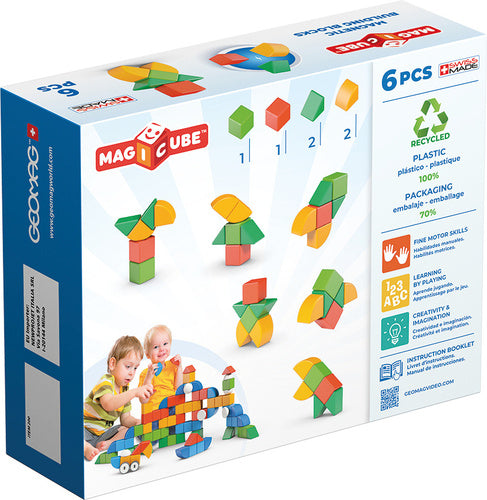 Geomag Magicube 3 Shapes Recycled Starter Set, 6dlg.