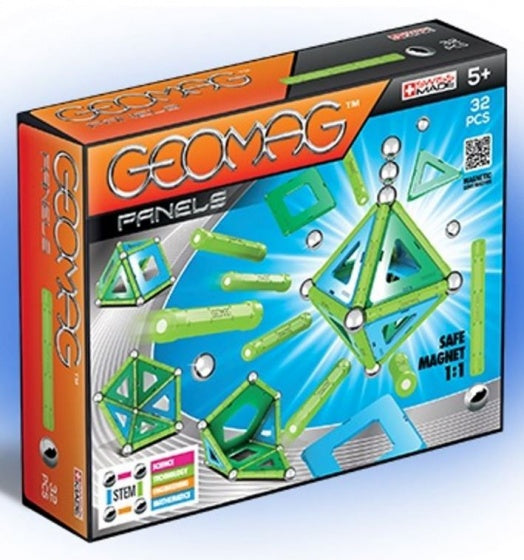 Panels groen/blauw 32-delig