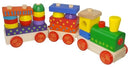 blokkentrein hout 41 cm met licht en geluid