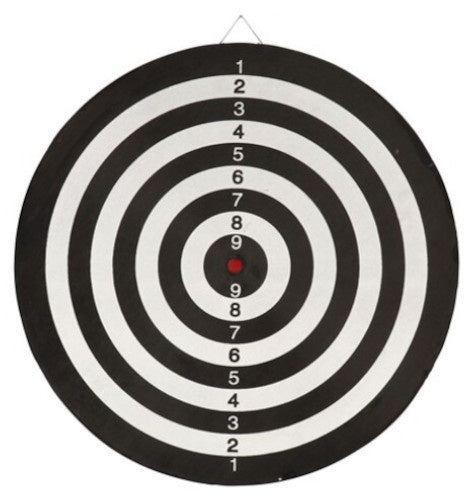 DARTBORD MET 6 DARTS