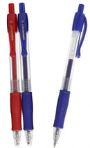 gelpennen 14,5 cm 1 mm blauw/rood 3 stuks