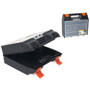 gereedschapskoffer 34 x 14 x 33 cm zwart