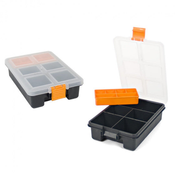 gereedschapskoffer organizer 23 x 15 x 6 cm zwart