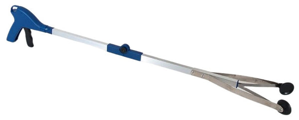 grijper 85 x 10 x 13 cm aluminium zilver/blauw