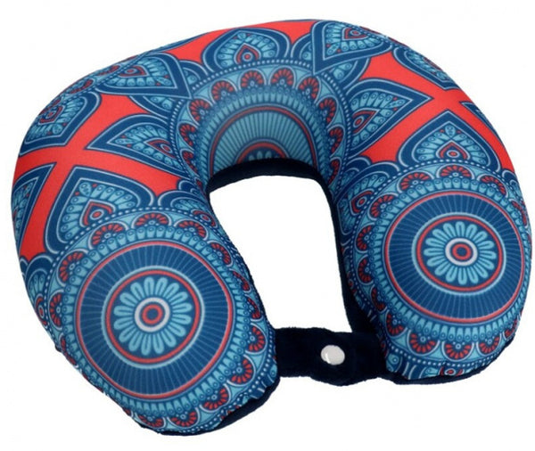 nekkussen Marrakech 29 x 25 cm polyester blauw/rood