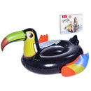 opblaasdier toekan junior 128 x 104 cm vinyl zwart