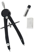 passerset 17 x 6,8 cm zwart 4-delig