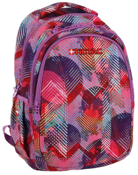 rugzak junior 36 x 43 cm polyester paars/roze