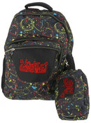 rugzak met etui junior 32 x 43 cm polyester zwart