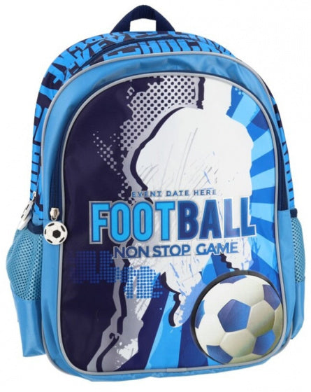 rugzak Voetbal junior 28 x 37,5 cm polyester blauw